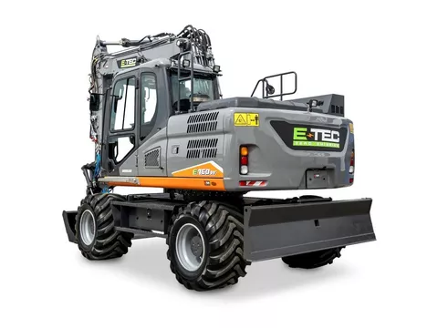 Etec E160W Wheeled Electric excavator