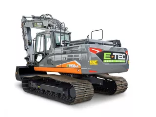 Etec E250LC electric excavator